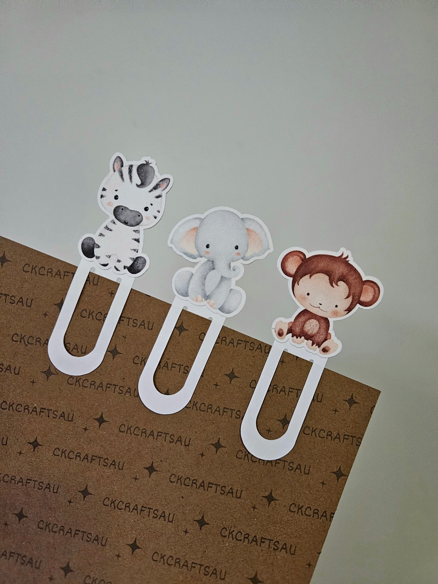 Safari Wild One Bookmarks - Kids' Parties and Reading Delights