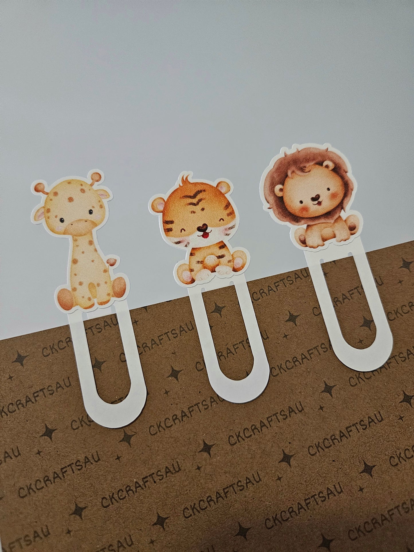 Safari Wild One Bookmarks - Kids' Parties and Reading Delights