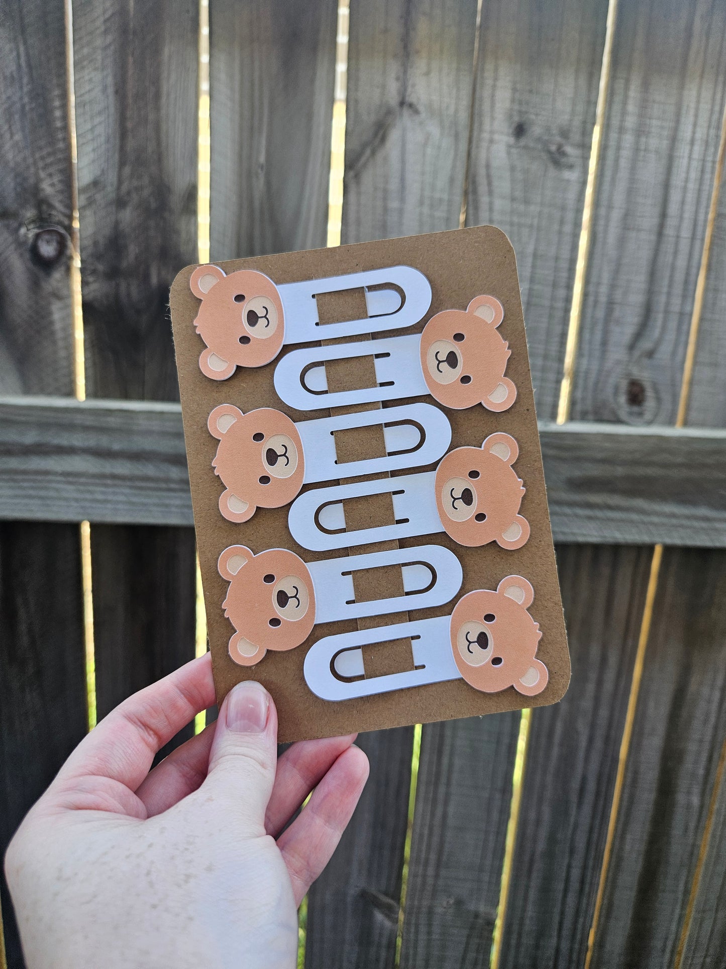Cute Bear Bookmarks for Kids – Sturdy Cardstock Design