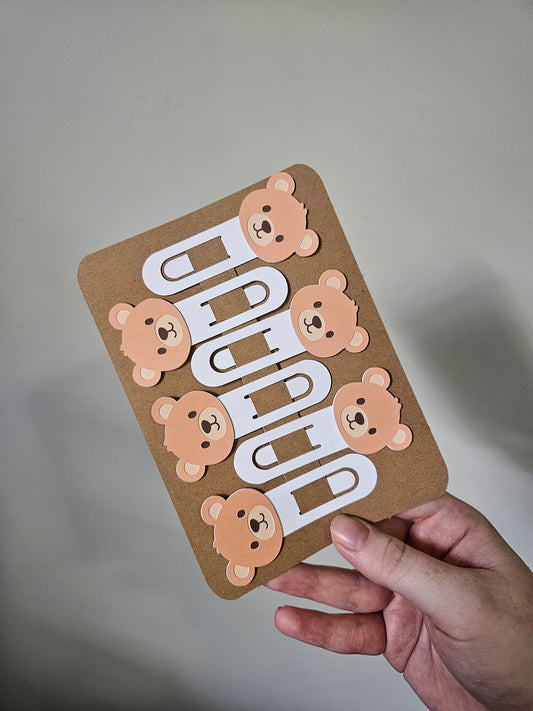 Cute Bear Bookmarks for Kids – Sturdy Cardstock Design